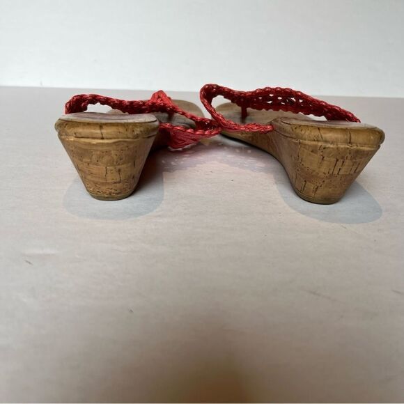 Dexflex Comfort Women's Sandals Size 9 Cork Tan/Pink - Picture 3 of 8